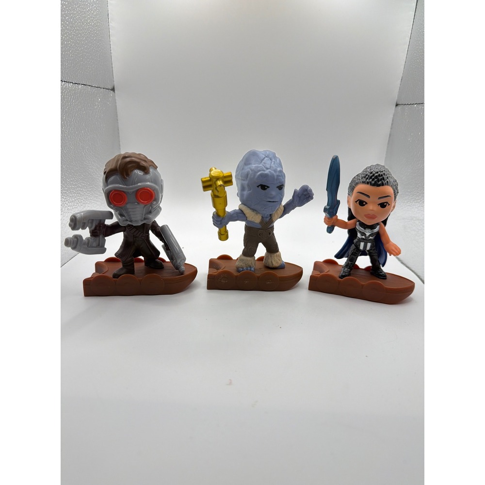 Marvel Thor Love ,Thunder McDonalds Happy Meal Toy Lot Star-Lord Korg Valkyrie